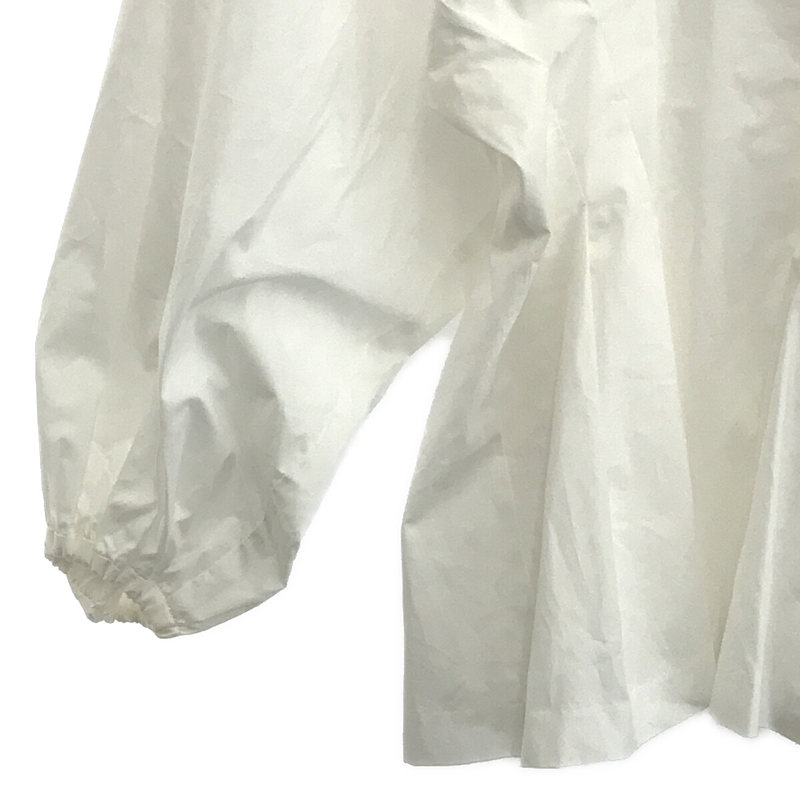 ENFOLD / エンフォルド コットンブロード ボリュームスリーブブラウス シャツ