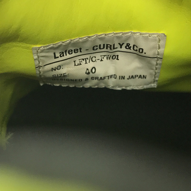 CURLY / カーリー × LAFEET ラフィート コラボ SPLIT TABI TRAINER  足袋 タビ ローカット スニーカー 替紐/箱有