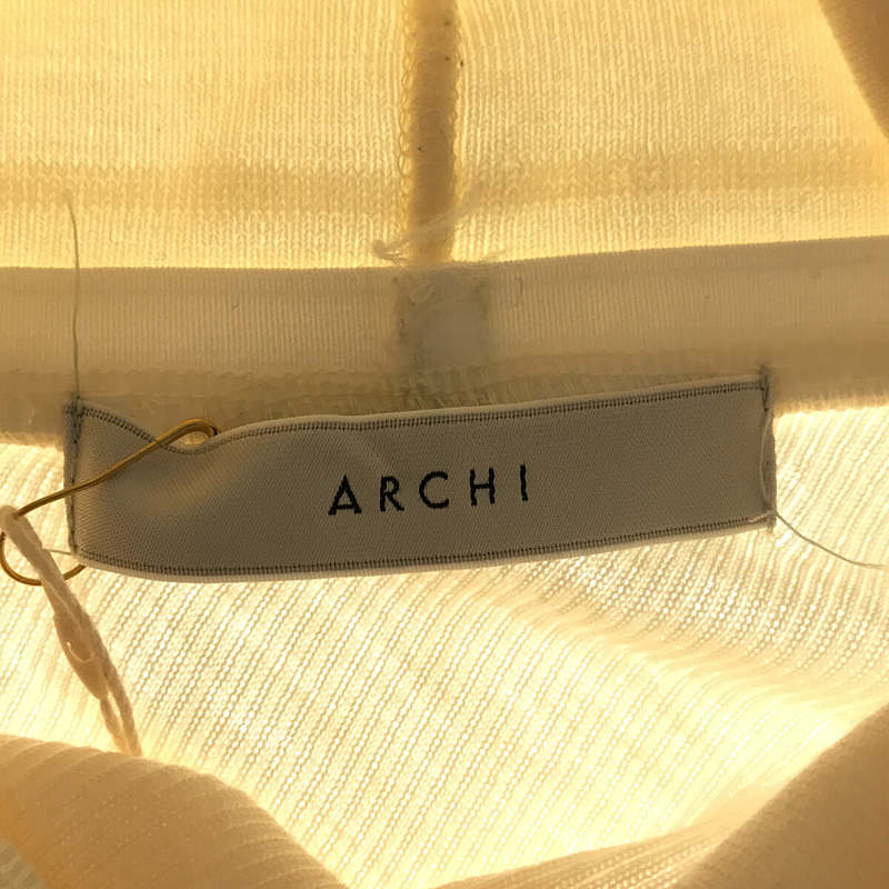 ARCHI / アーキ PRIVET LONG SKIRT ウール リブニット ロングスカート