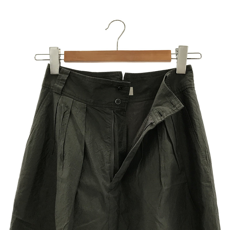 Phlannel / フランネル cotton silk 2tuck pencil skirt コットンシルク 2タック ペンシルスカート