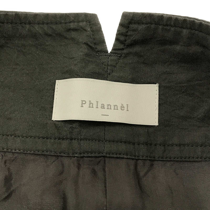 Phlannel / フランネル cotton silk 2tuck pencil skirt コットンシルク 2タック ペンシルスカート