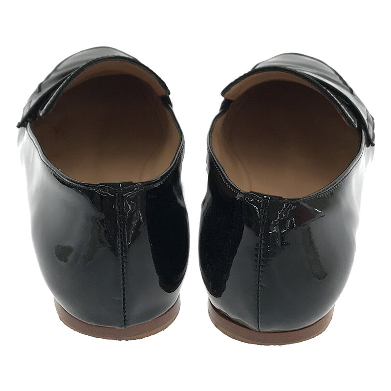 Fabio Rusconi / ファビオルスコーニ S-3170 / ポインテッドトゥ エナメルサケットローファー