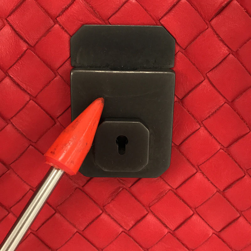 BOTTEGA VENETA / ボッテガヴェネタ 2WAY ベビーローマ イントレチャート 鍵・ショルダー付き  編込み レザー ハンドッバッグ シリアル有