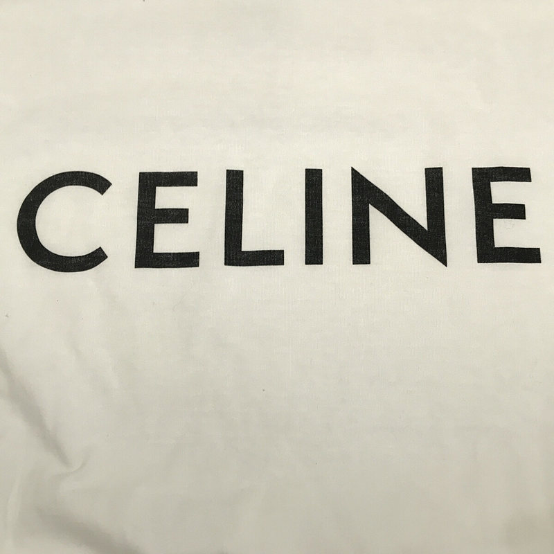CELINE / セリーヌ by Hedi Slimane エディスリマン フロント クラシックロゴ コットン クルーネック Ｔシャツ カットソー