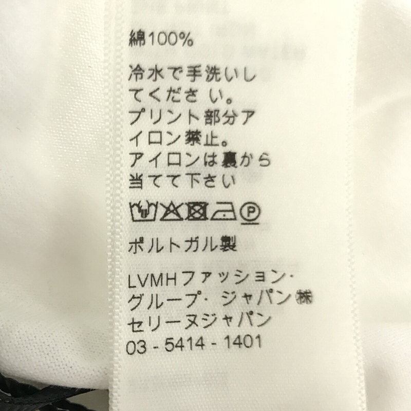 CELINE / セリーヌ by Hedi Slimane エディスリマン フロント クラシックロゴ コットン クルーネック Ｔシャツ カットソー