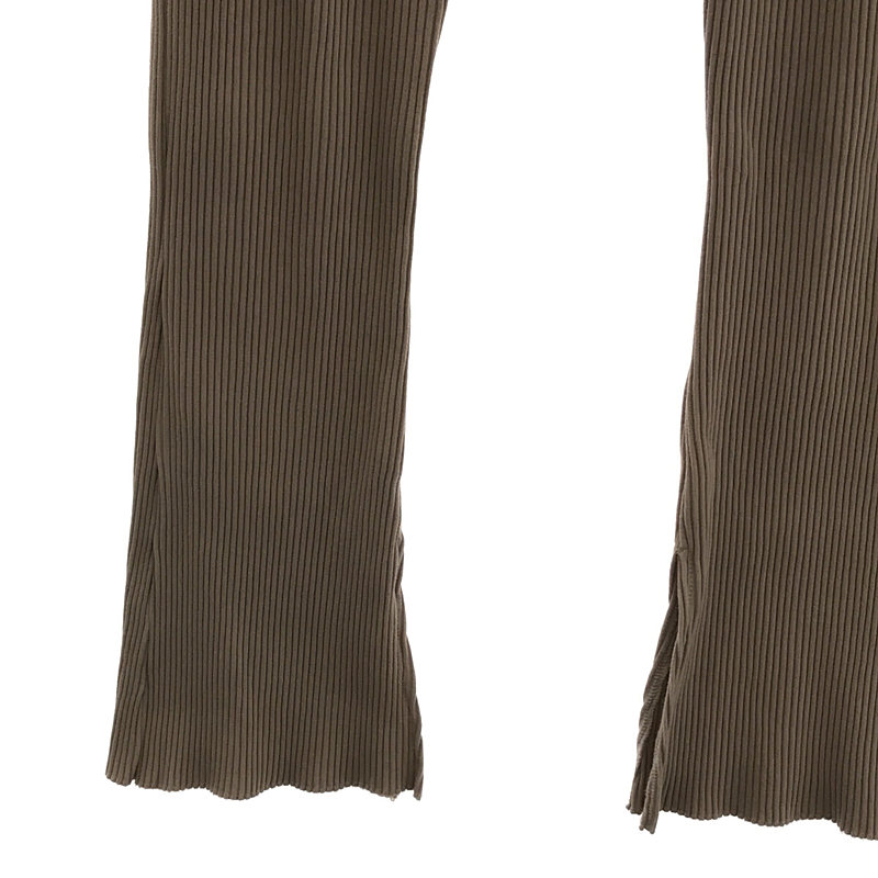 Spick and Span / スピックアンドスパン リブフレアパンツ3