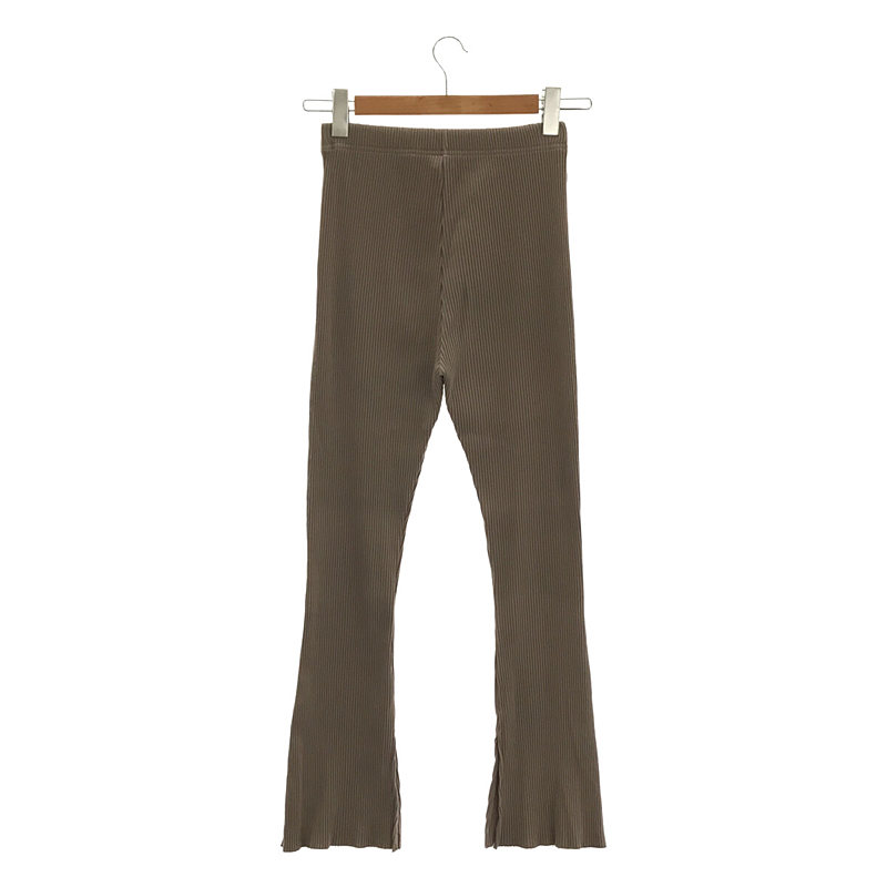 Spick and Span / スピックアンドスパン リブフレアパンツ3