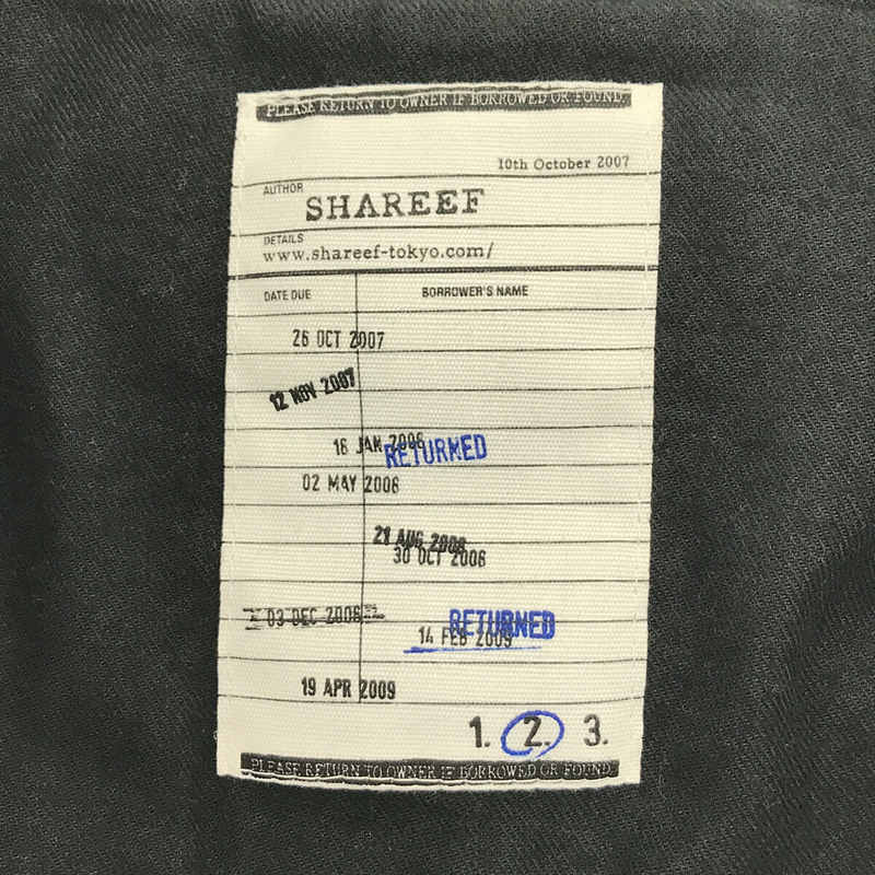 SHAREEF / シャリーフ STUDIOUS 別注 袖レザー スタジャン ジャケット