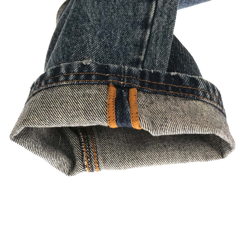 FENDI / フェンディ ROMA DENIM PANTS 5P レザーパッチ ズッカ ダメージ加工 デニム パンツ