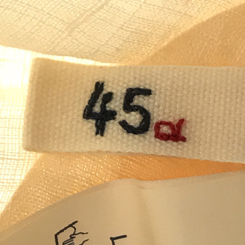 45r / フォーティファイブアール リネンVネック フレアライン ブラウス シャツ