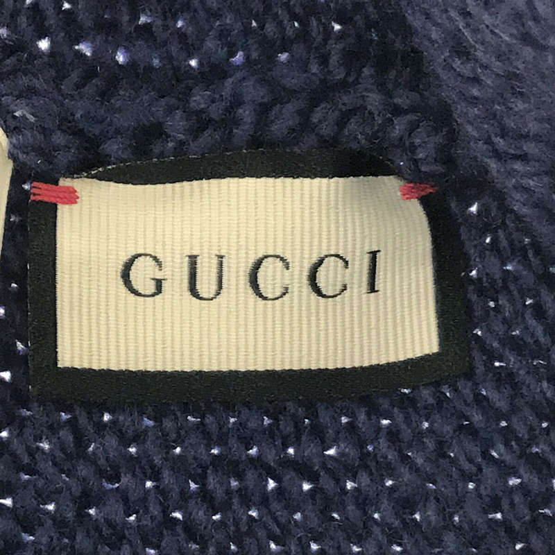 GUCCI / グッチ GG ロゴ イタリア製 ウール ニット帽 ビーニー