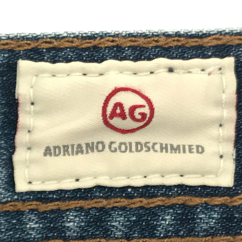 AG adriano Goldschmied / エージー アドリアーノゴールドシュミット 5P DENIM PANTS レザーパッチ デニムパンツ