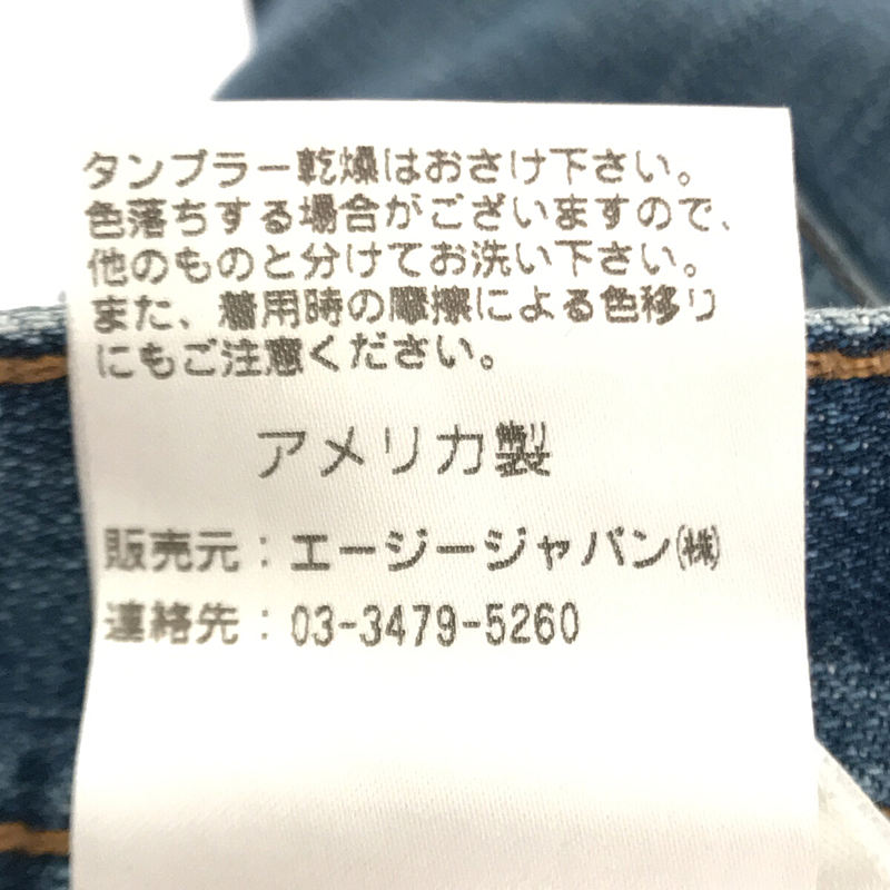 AG adriano Goldschmied / エージー アドリアーノゴールドシュミット 5P DENIM PANTS レザーパッチ デニムパンツ