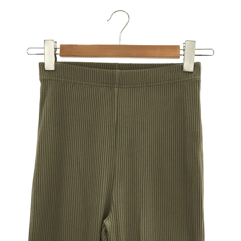 Spick and Span / スピックアンドスパン リブフレアパンツ