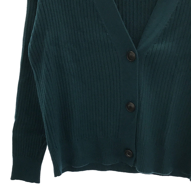 Spick and Span / スピックアンドスパン SNOWOOLリブカーデ