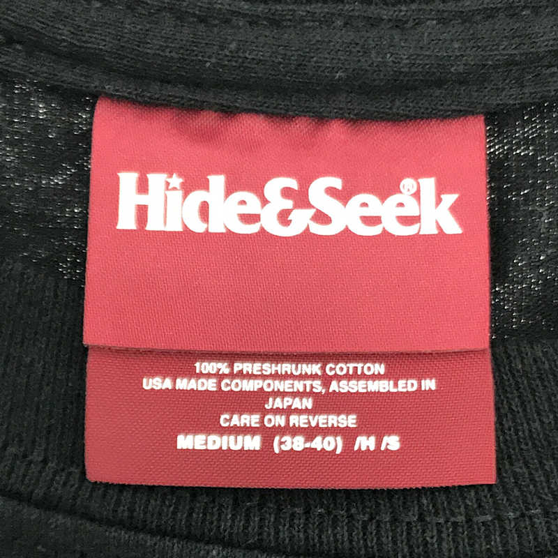 HIDE AND SEEK ハイドアンドシーク コラボ L/S TEE 両面プリント HIDE AND SEEK ハイドアンドシーク コラボ L/S TEE 両面プリント