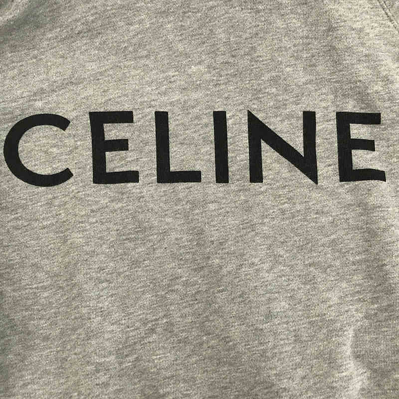 CELINE / セリーヌ by Hedi Slimane エディスリマン バック クラシックロゴ コットン プルオーバー パーカー 箱有