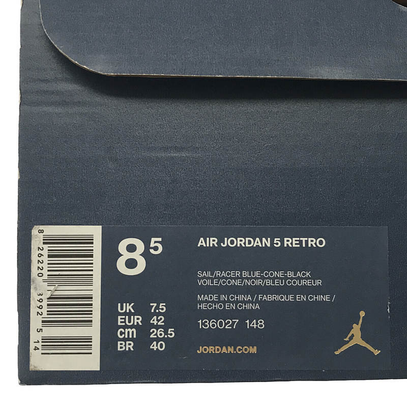 NIKE / ナイキ AIR JORDAN 5 RETRO エア ジョーダン5 レトロ ハイカット スニーカー 箱有