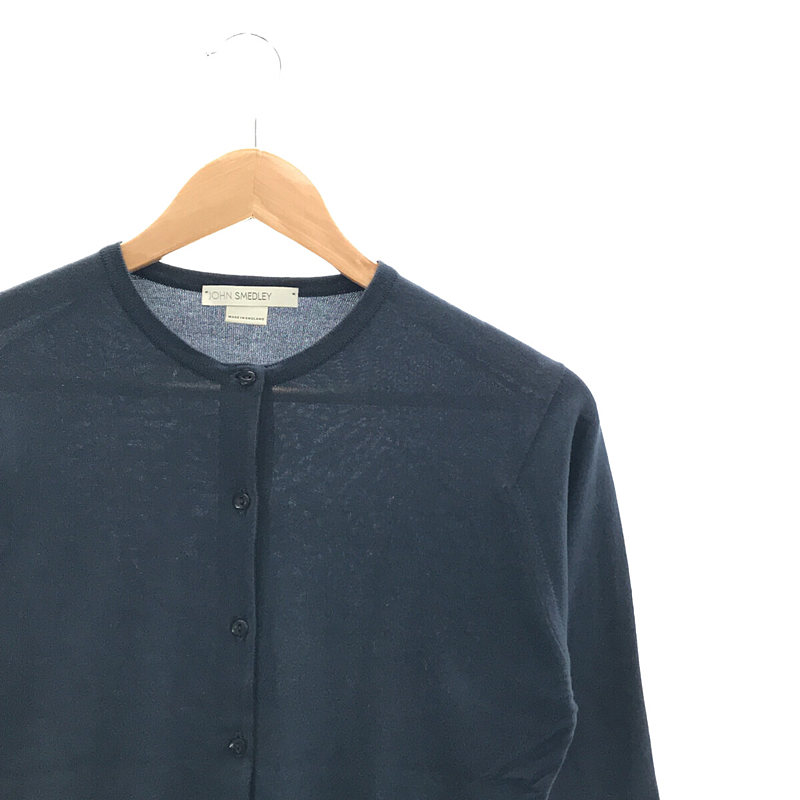 JOHN SMEDLEY / ジョンスメドレー 海島綿 コットンニット アンサンブル クルーネックカーディガン