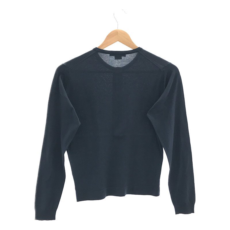 JOHN SMEDLEY / ジョンスメドレー 海島綿 コットンニット アンサンブル クルーネックカーディガン