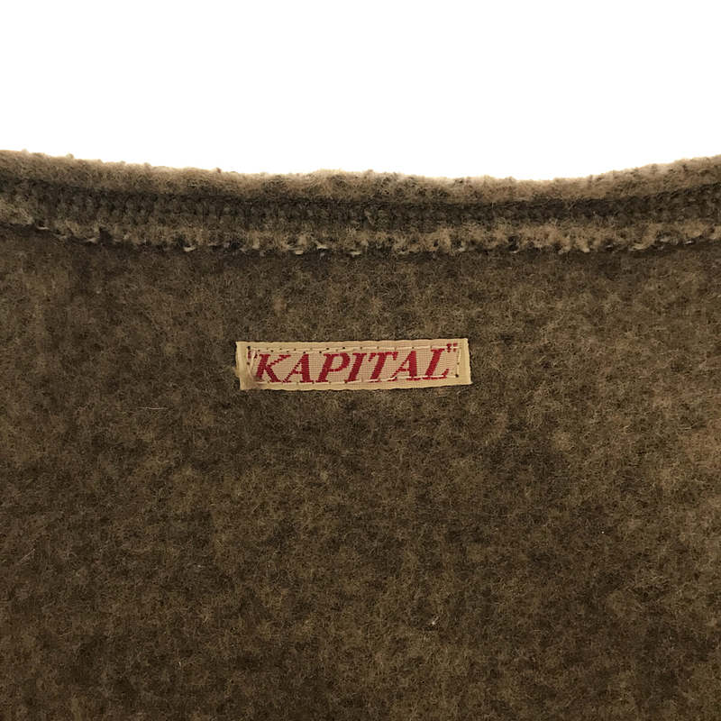 KAPITAL / キャピタル 圧縮ウール ベルスリーブ ワンピース