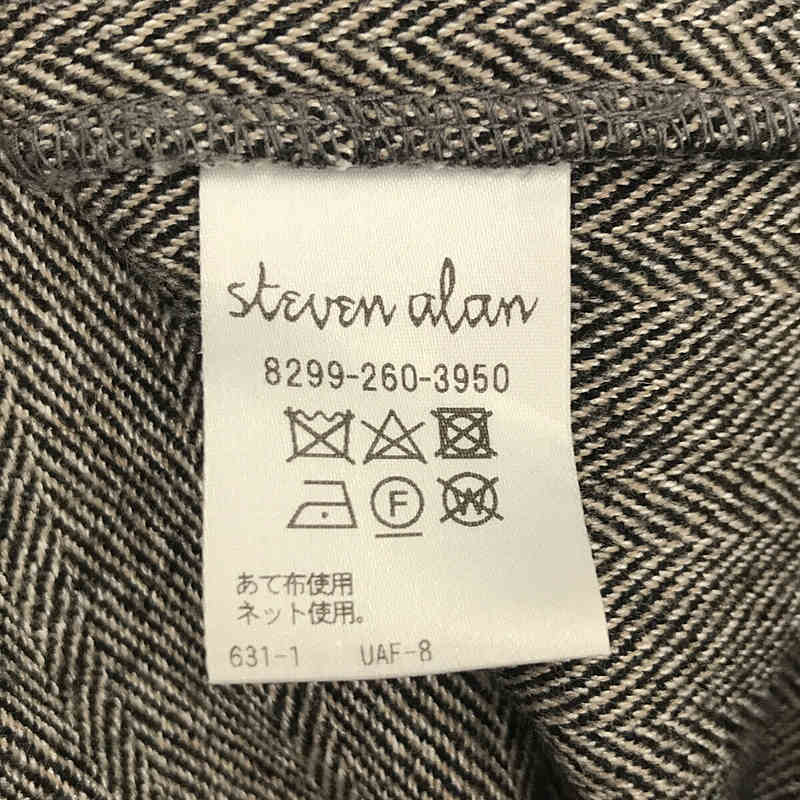 steven alan / スティーブンアラン ヘリンボーン ウール シャツ ジャケット