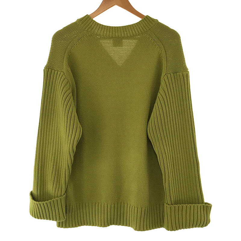 Spick and Span / スピックアンドスパン コットンローゲージVネックプルオーバー