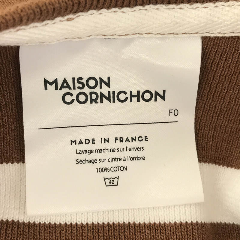 SP WIDE BDR BIG プルオーバー / ワイドボーダー ビッグカットソーMAISON CORNICHON / メゾンコルニション