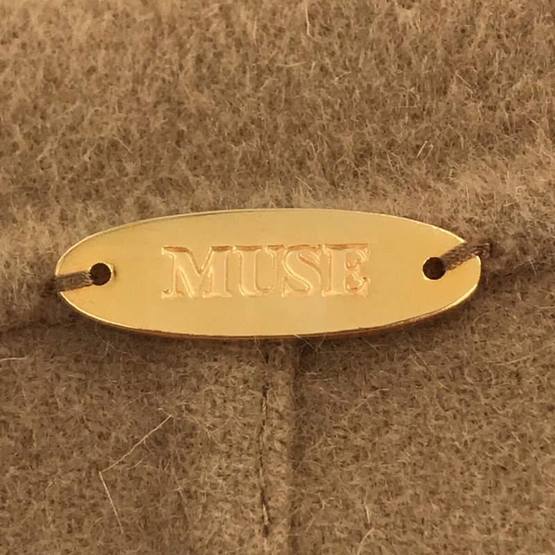 MUSE de Deuxieme Classe / ミューズ ドゥーズィーエムクラス ウールアンゴラリバーコート