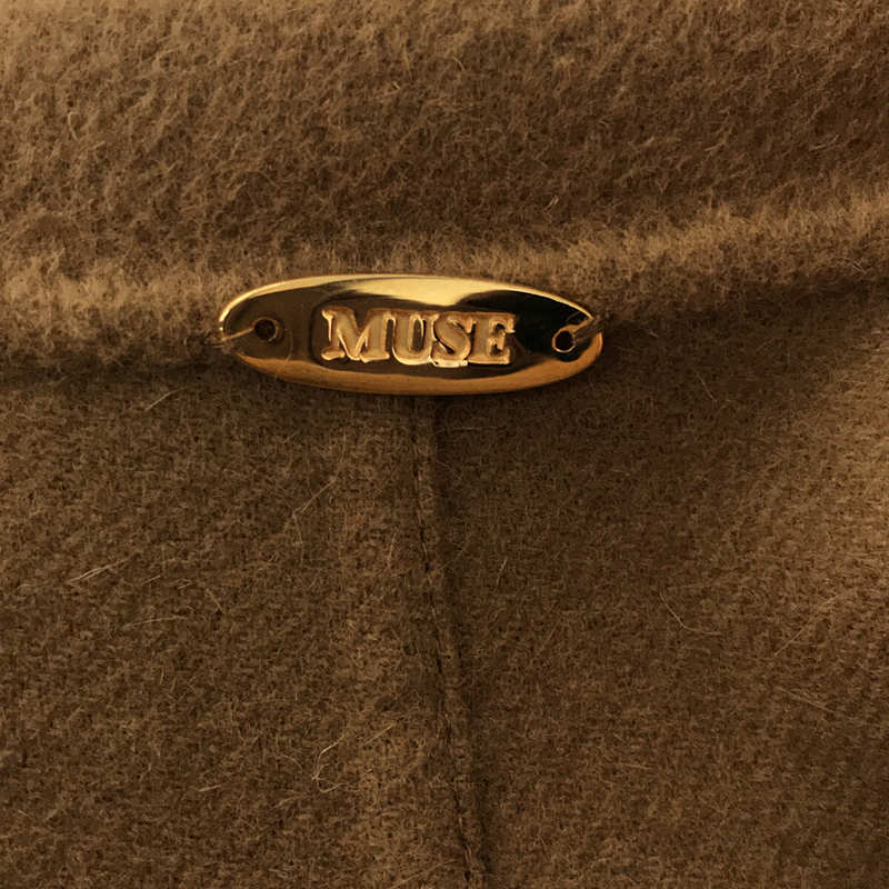 MUSE de Deuxieme Classe / ミューズ ドゥーズィーエムクラス ウールアンゴラリバーコート