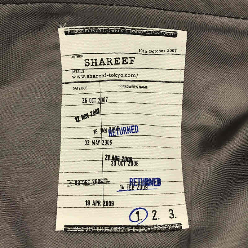 2TONE JQ BIG HOODED COAT ジャガード モッズコートSHAREEF / シャリーフ