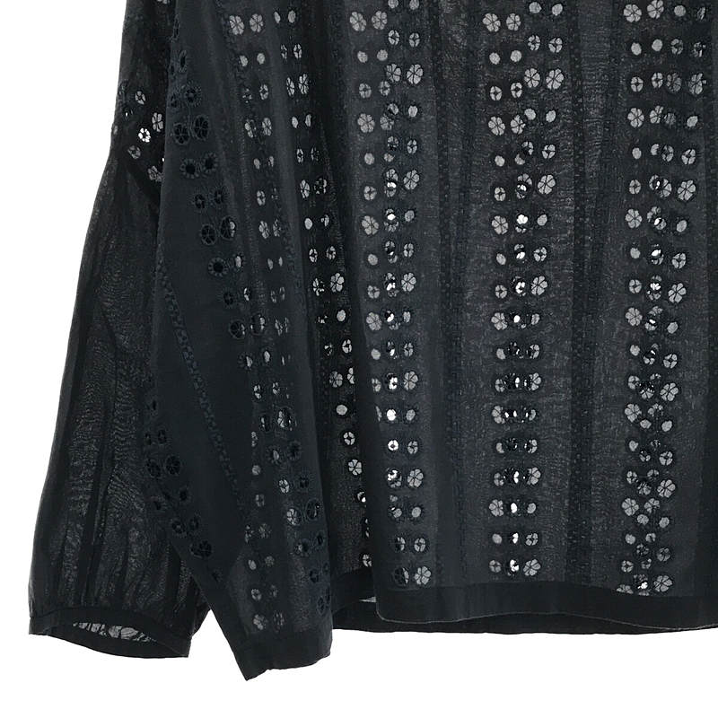 mina perhonen / ミナペルホネン chiyo 蝶々 カットワーク刺繍 choucho ブラウス