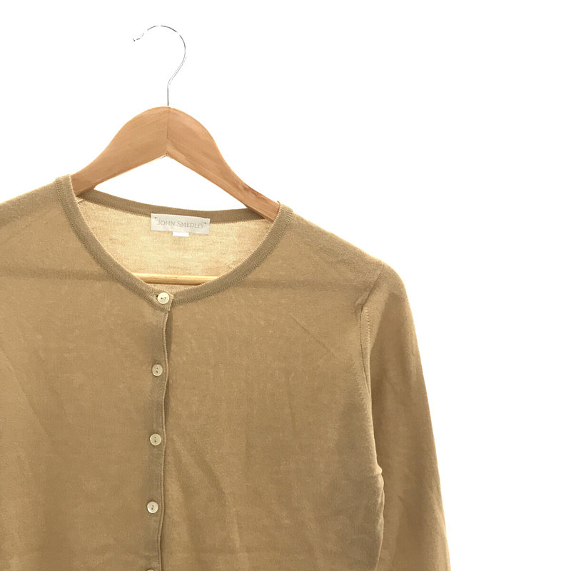 JOHN SMEDLEY / ジョンスメドレー 海島綿 コットンニット　クルーネックカーディガン