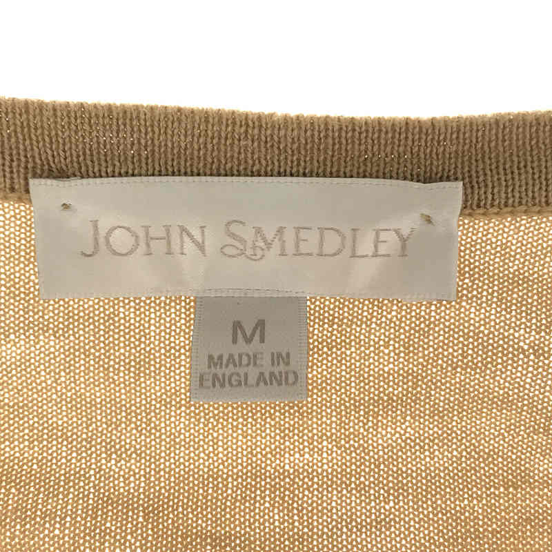 JOHN SMEDLEY / ジョンスメドレー 海島綿 コットンニット　クルーネックカーディガン