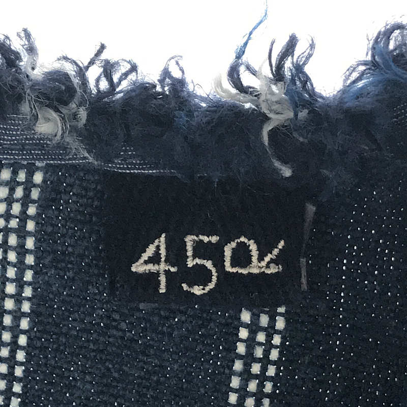 45r / フォーティファイブアール インディゴヘンプ 刺し子 ノースリーブブラウス