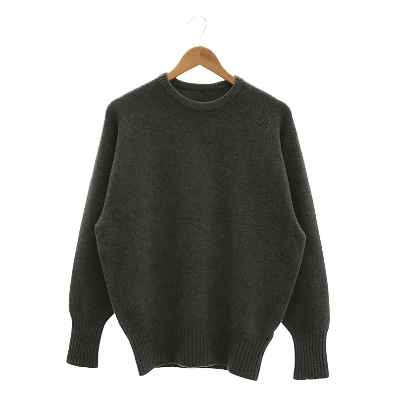 fine-wool pullover knit ファインウール プルオーバーニットPOSTELEGANT / ポステレガント