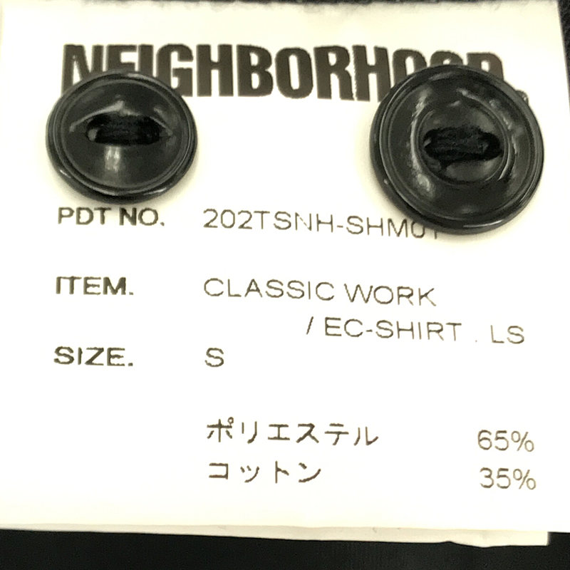 NEIGHBOR HOOD / ネイバーフッド CLASSIC WORK / EC-SHIRT ロゴ クラシック ワーク シャツ