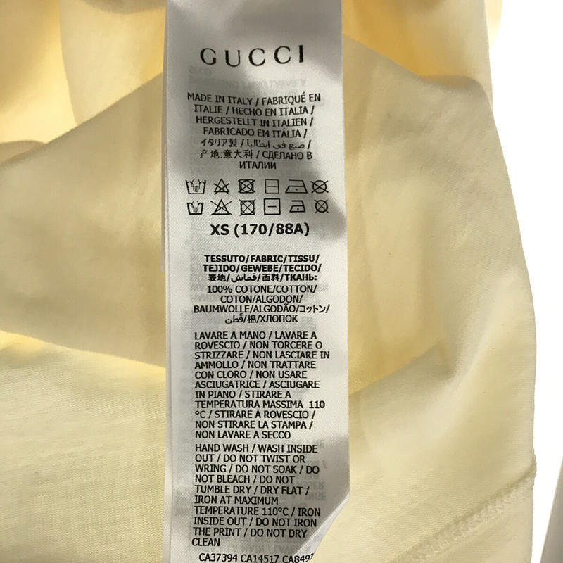 GUCCI / グッチ SEXINESS フロントロゴ プリント オーバーサイズ  Tシャツ カットソー 箱有