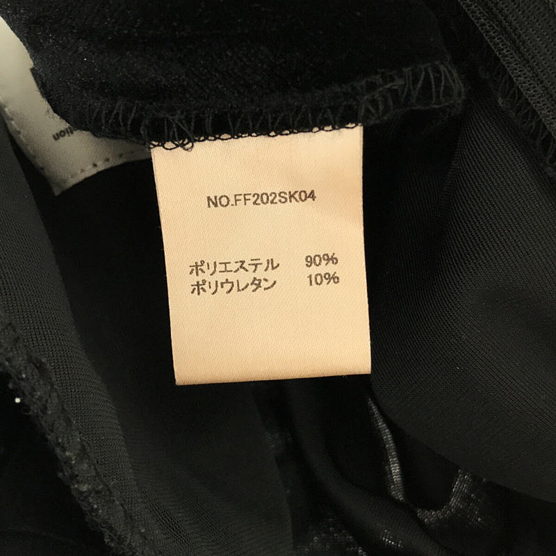 foufou / フーフー THE DRESS #25 velour flare skirt ベロアフレアスカート