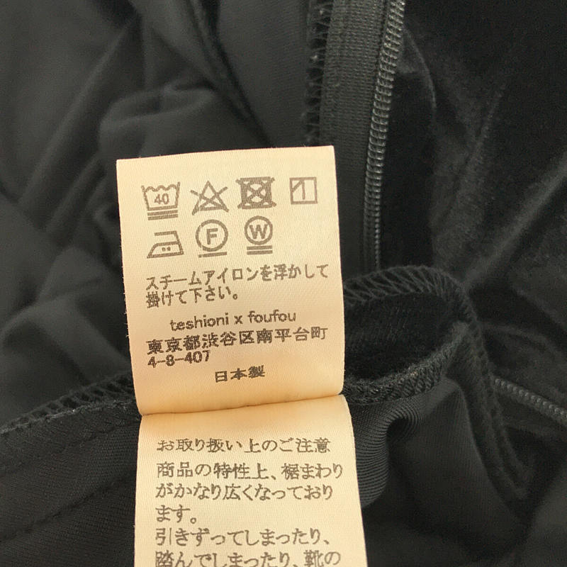 foufou / フーフー THE DRESS #25 velour flare skirt ベロアフレアスカート