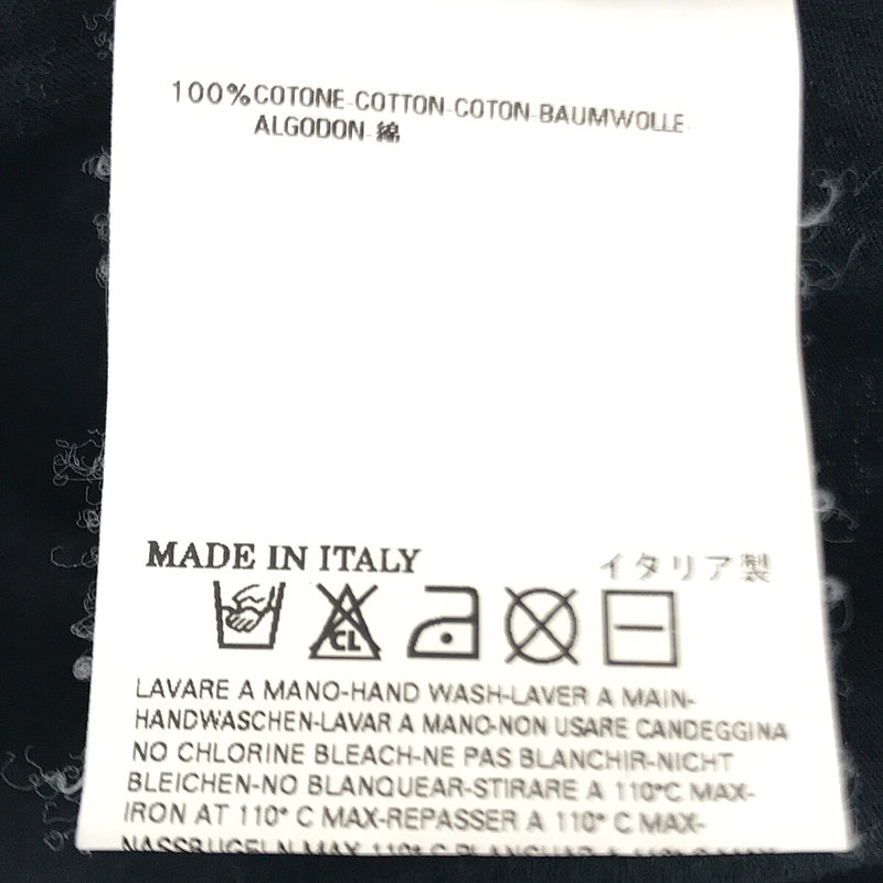 DSQUARED2 / ディースクエアード ゴールド フロント デザイン コットン  クルーネック Tシャツ カットソー