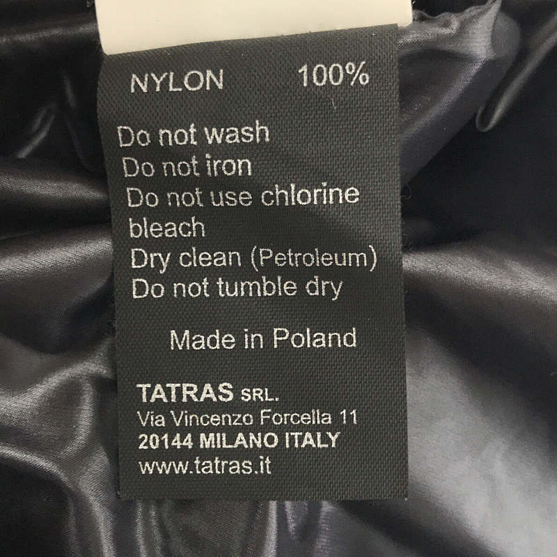 TATRAS / タトラス DOWN JACKET ドローコード フード付き ダウンジャケット ハンガー付き