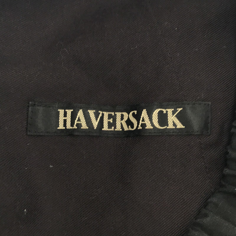 HAVERSACK / ハバーサック 高密度リネンプリーテッドイージーパンツ