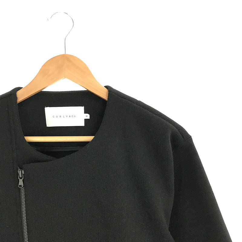 CURLY / カーリー ノーカラー ジップアップ ブルゾン