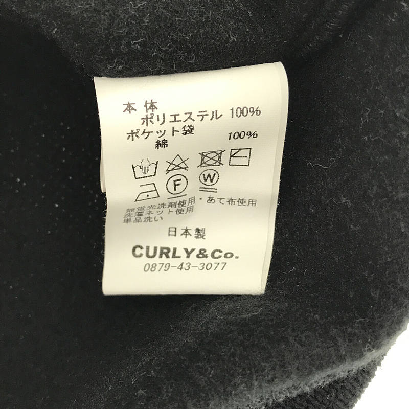 CURLY / カーリー ノーカラー ジップアップ ブルゾン