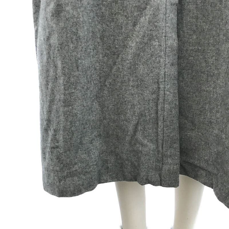 AURALEE / オーラリー ベルト付き ウール ロング シャツ ワンピース