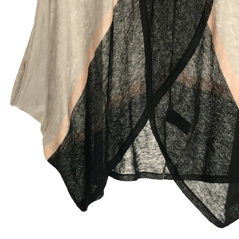 mina perhonen / ミナペルホネン first light リネン シルク ポンチョ カーディガン