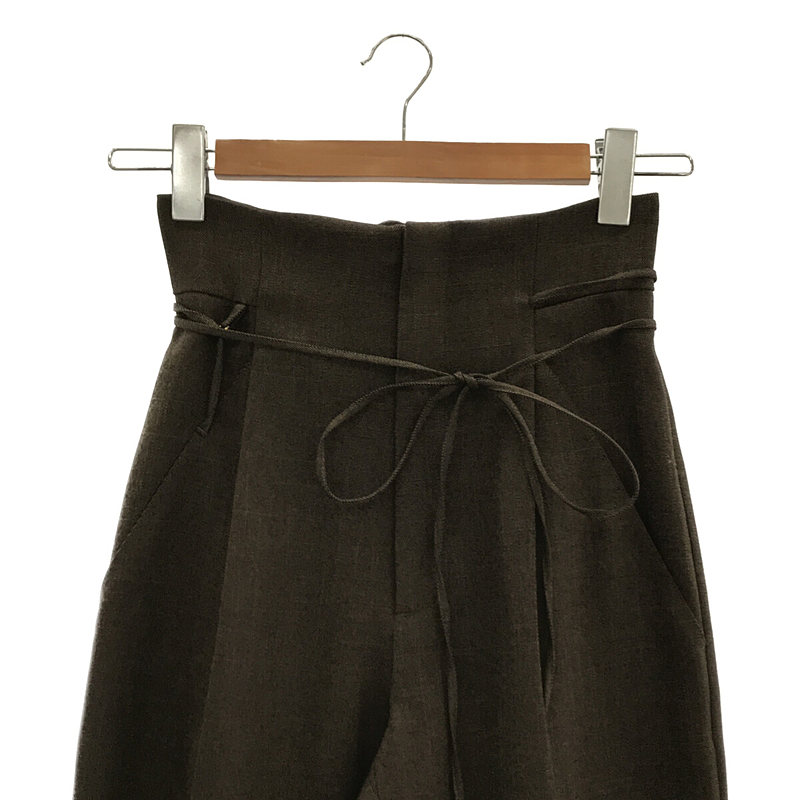 Spick and Span / スピックアンドスパン ウールライクハイバギーパンツ