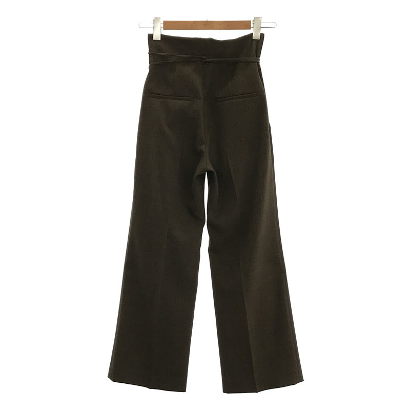 Spick and Span / スピックアンドスパン ウールライクハイバギーパンツ