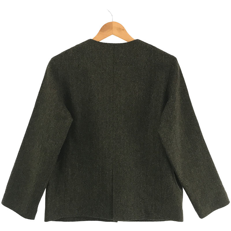 atelier naruse / アトリエナルセ MOON ENGLAND tweed cocoon jacket ツイード コクーン ジャケット